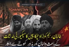 طالبان رجیم کو بڑا دھچکا، چین کا سکیورٹی خدشات کے باعث واخان کوریڈور کھولنے سے انکار