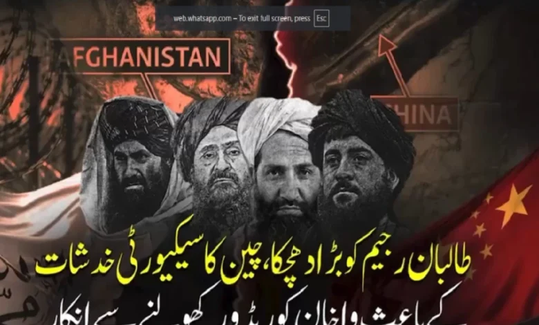 طالبان رجیم کو بڑا دھچکا، چین کا سکیورٹی خدشات کے باعث واخان کوریڈور کھولنے سے انکار