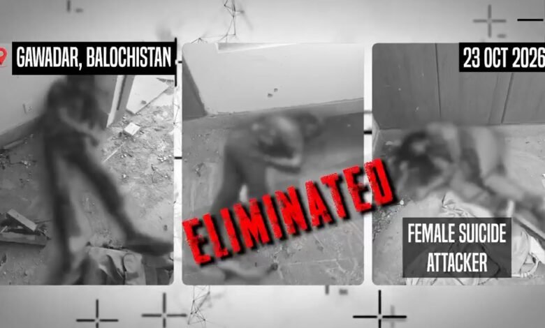 گوادر میں سیکیورٹی فورسز کی کارروائی، آئی ایس پی آر کے مطابق ایک خاتون سمیت 10 دہشت گرد ہلاک