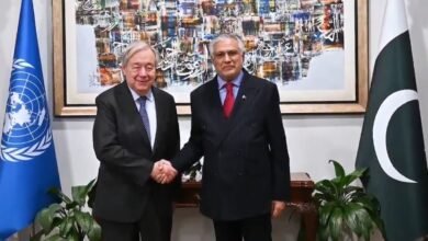 اسحاق ڈار کی اقوام متحدہ کے سیکرٹری جنرل انتونیو گوتریس سے ملاقات، فلسطین، کشمیر، افغانستان اور عالمی امن پر تفصیلی تبادلہ خیال