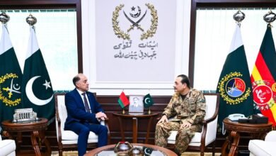 فیلڈ مارشل عاصم منیر سے بیلاروس کے اعلیٰ سطحی وفد کی ملاقات، دفاعی و سکیورٹی تعاون بڑھانے پر گفتگو