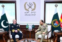 برازیل کے اعلیٰ سطحی فوجی وفد کی جی ایچ کیو آمد، فیلڈ مارشل عاصم منیر سے ملاقات؛ دفاعی تعاون مزید مضبوط بنانے پر اتفاق