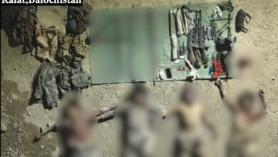 بلوچستان میں سیکیورٹی فورسز کے دو انٹیلی جنس بیسڈ آپریشنز، چار دہشت گرد ہلاک، میجر وجاہت وحید شہید