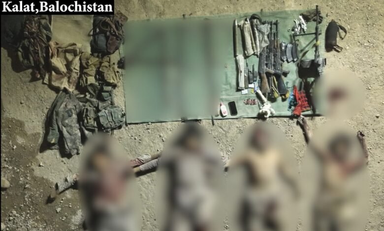 بلوچستان میں سیکیورٹی فورسز کے دو انٹیلی جنس بیسڈ آپریشنز، چار دہشت گرد ہلاک، میجر وجاہت وحید شہید
